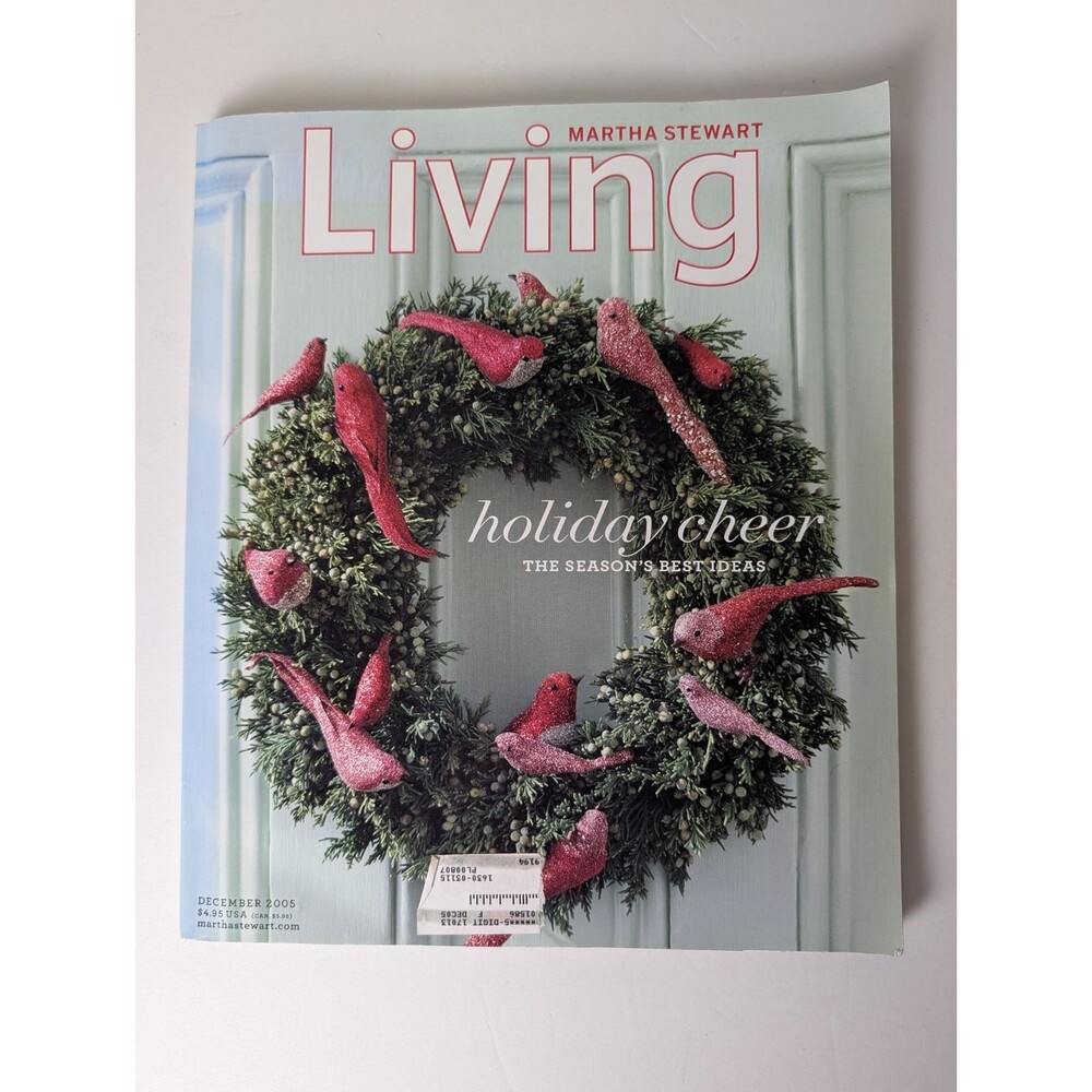 Martha Stewart Living Magazine December 2005 Holiday Cheer Menu Decor No. 145